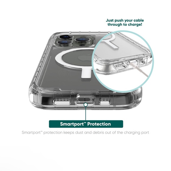 onn. MagSafe Compatible Phone Case for iPhone 13 Pro Max / iPhone 12 Pro Max - Picture 1 of 7